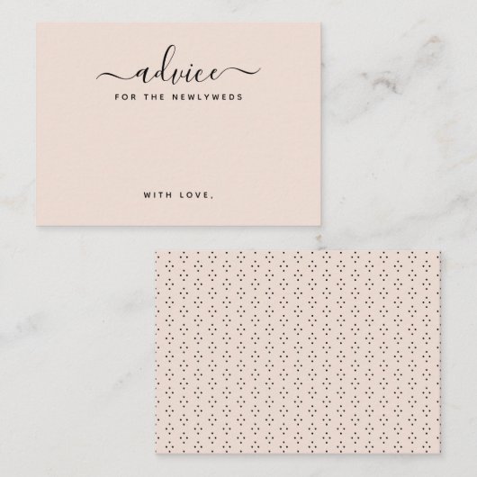 Einfache Skriptratenkarten Begleitkarte (Vorne/Hinten)