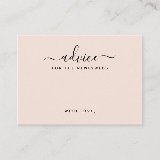 Einfache Skriptratenkarten Begleitkarte (Vorderseite)