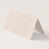 Einfache Skriptratenkarten Visitenkarten (Rückseite)