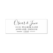 Einfache Skriptreinigung Moderne, selbstfarbige Br Permastempel (Design)