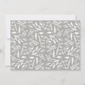 Einfache SkriptTypografie | Foto Probe Abendessen Einladung (Rückseite)