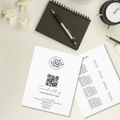 Einfache Skriptverbindung mit dem Logo QR Code Pro Flyer