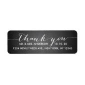 Einfache SkriptWedding Vielen Dank (Vorne)