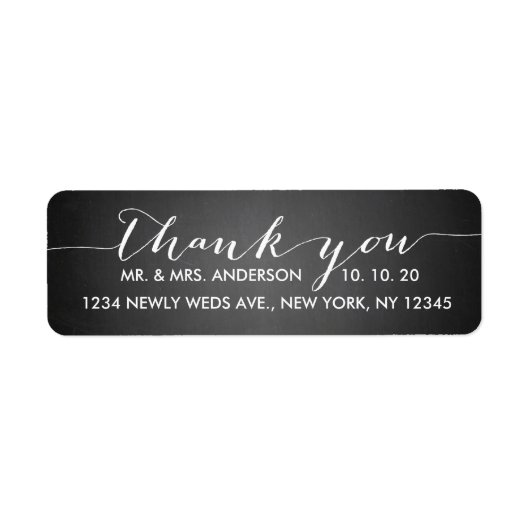 Einfache SkriptWedding Vielen Dank (Vorne)