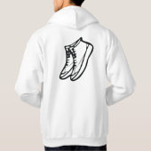 Einfache Sneaker-Hoody Hoodie (Rückseite)