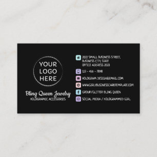 Einfache Social Media Script generisch Visitenkarte