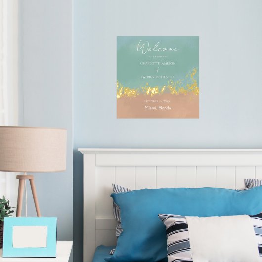 Einfache Sommerpause am Meer Foliendrucke (In Situ (Schlafzimmer))