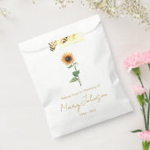 Einfache Sonnenblumen-Samen-Päckchen Beerdigung  Geschenktütchen (Versiegelt)