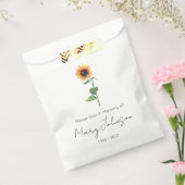 Einfache Sonnenblumen-Samen-Päckchen Beerdigung Geschenktütchen (Versiegelt)