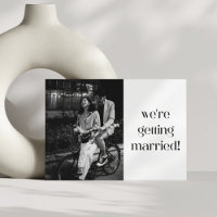 Einfache Spaß Lässig Minimal Modernes Foto Hochzei