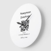 Einfache Spenden für Hochzeitsreise q r Kabeljau Große Wanduhr (Winkel)