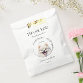 Einfache Spitz Hunde Hochzeit Vielen Dank für Ihr Geschenktütchen (Versiegelt)