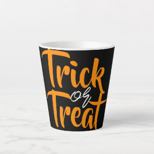 Einfache Spooky Trick oder Treat Halloween Familie Milchtasse