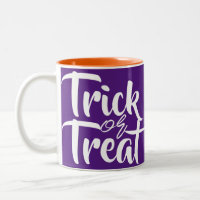 Einfache Spooky Trick oder Treat Halloween Familie