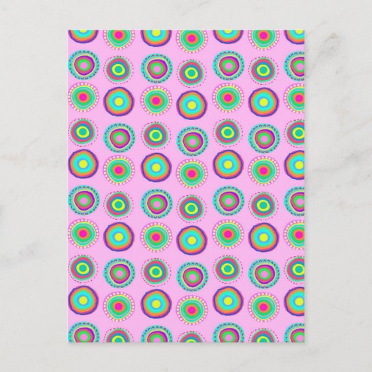Einfache Spots Postkarte (Vorderseite)