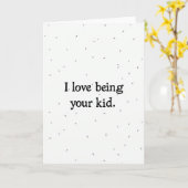 Einfache Sprinkle Kid Love Karte (Gelbe Blume)