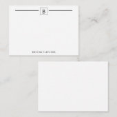 Einfache Square-Note-Karte Mitteilungskarte (Vorne/Hinten)