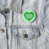 Einfache St. Patrick's Day Green I Liebe ist irisc Button (Beispiel)
