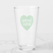Einfache St. Patrick's Day Green I Liebe ist irisc Glas (Rückseite)