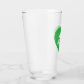 Einfache St. Patrick's Day Green I Liebe ist irisc Glas (Rechts)