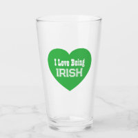 Einfache St. Patrick's Day Green I Liebe ist irisc