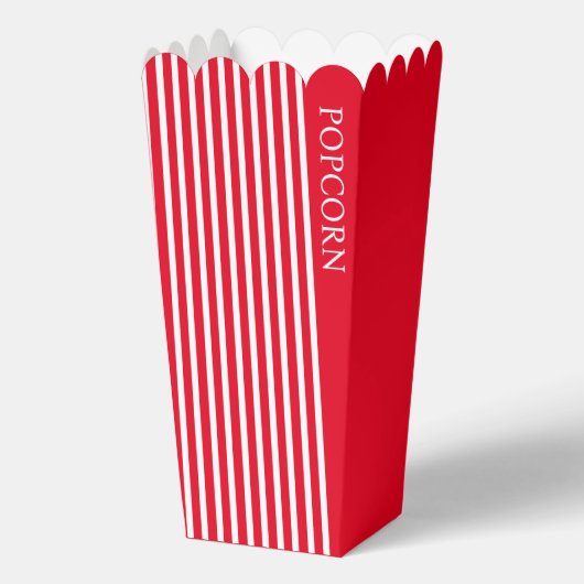 Einfache Standard Rot und Weißkorn Geschenkschachtel (Rückseite)