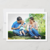 Einfache Star Frohe Weihnachten Zwei-Foto-Urlaubsk (Rückseite)