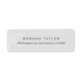 Einfache Starfish Rücksendeadresse (Vorne)