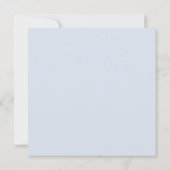 Einfache staubblaue Hochzeits-QR-Code-Website im Q (Rückseite)