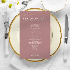 Einfache staubige Rose Kalligrafie