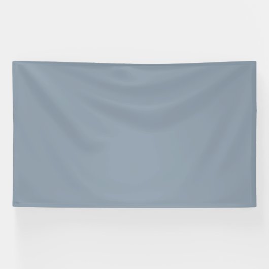 Einfache staubige Taubenblau-Farbe Banner (Horizontal)