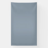 Einfache staubige Taubenblau-Farbe Banner (Vertikal)