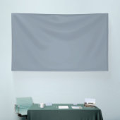 Einfache staubige Taubenblau-Farbe Banner (Messe)