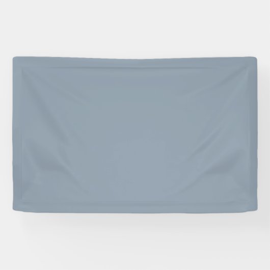 Einfache staubige Taubenblau-Farbe Banner (Horizontal)