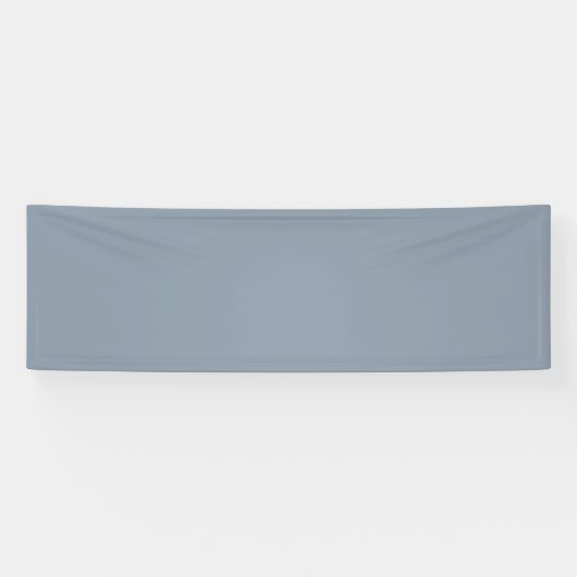 Einfache staubige Taubenblau-Farbe Banner (Horizontal)