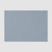 Einfache staubige Taubenblau-Farbe Seidenpapier (Vorderseite)