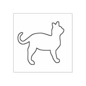 Einfache Stehende Cat Art Briefmarke Gummistempel (Prägung)