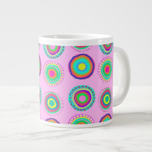 Einfache Stellen Jumbo-Tasse (Vorderseite Rechts)