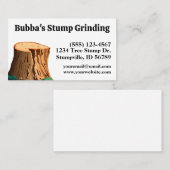 Einfache Stempelschleifen Visitenkarte (Vorne/Hinten)