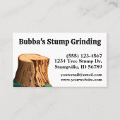 Einfache Stempelschleifen Visitenkarte (Vorderseite)