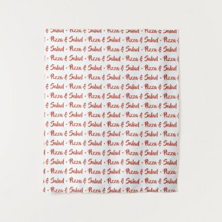 Einfache Step-and-Repeat-Werbebanner für Kleinunte Wandteppich