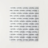 Einfache Step-und Repeat-Ansicht innerhalb eines b Wandteppich (Vorderseite)