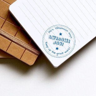 Einfache Sterne und Personalisierte Phantastische  Gummistempel