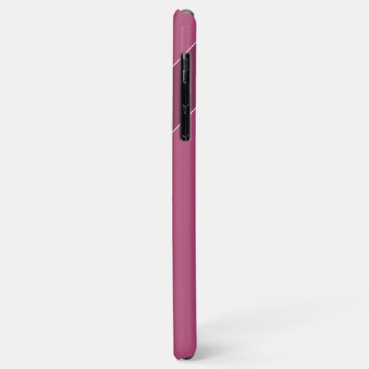 Einfache Stilbezeichnung Nur Zweitone Mulberry Lil Case-Mate iPhone Hülle (Hinten/Links)