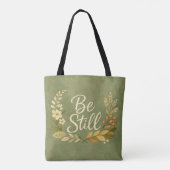 Einfache Stille - Blumen-Tüte Tasche (Rückseite)