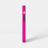 Einfache Stilmittel Moderner Name Minimal Rosa Far iPhone Hülle (Linke Seite)