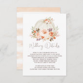 Einfache Stilvolle Aquarellbahn Sonnenblumen Garte Begleitkarte (Vorne/Hinten)