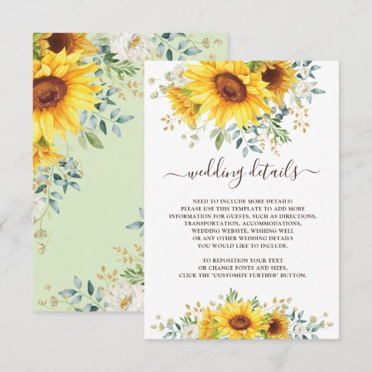 Einfache stilvolle begleitkarte (Vorne/Hinten)