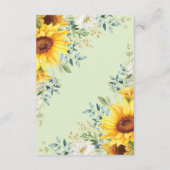 Einfache stilvolle begleitkarte (Rückseite)