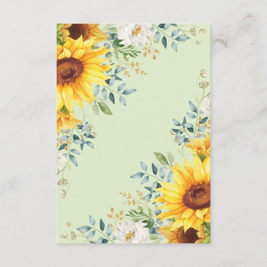 Einfache stilvolle begleitkarte (Rückseite)